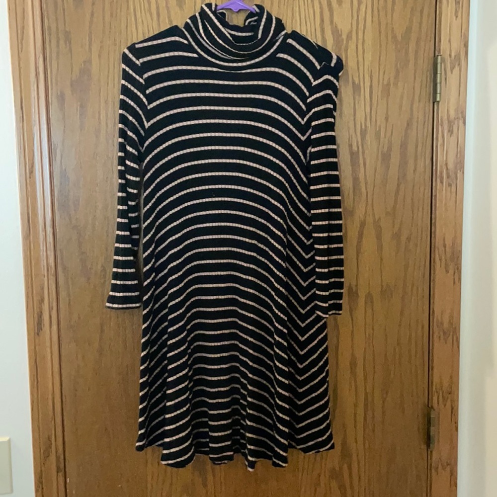Striped women’s sweater/dress
